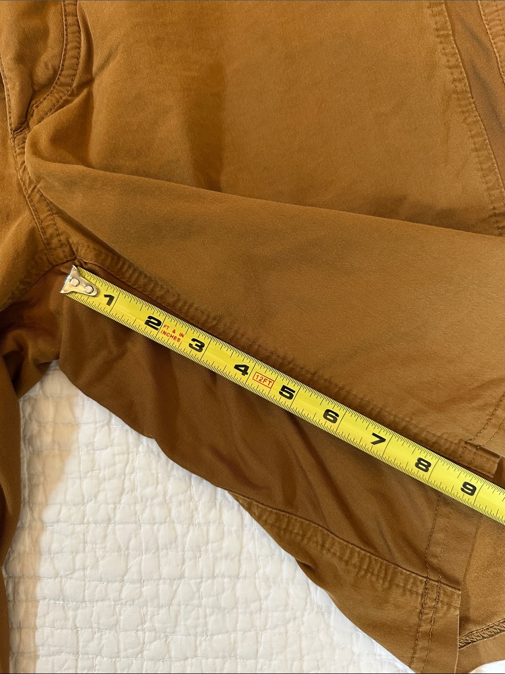 Kuhl Radikl Men's Cargo Shorts in Caramel Brown 35x9” - Picture 8 of 8